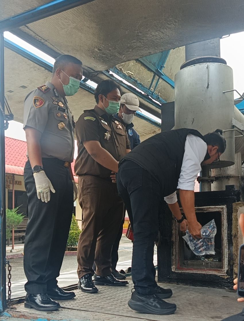 Polres Asahan Musnahkan Lebih Dari 14 Kg Sabu Dan 1.400 Lebih Cartridge Vape Narkotika, Diperkirakan Selamatkan 16.000 Jiwa
