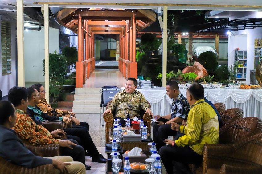 Wali Kota temu ramah dengan Pengurus Pusat GPI, sekaligus berdiskusi di rumah dinas wali kota