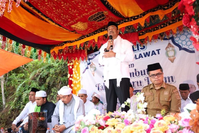 Pengajian Sejuta Selawat di Madina Jadi Sorotan, Bupati Saipullah Serukan Madina Bersih Narkoba