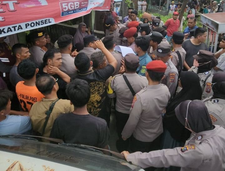 Humanis dan Tegas, Polres Tapsel Kawal Eksekusi PN Padangsidimpuan Tanpa Gangguan Kamtibmas