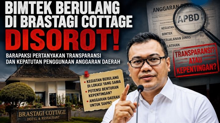 Bimtek Berulang di Brastagi Cottage Disorot, Barapaksi Pertanyakan Transparansi dan Kepatutan Penggunaan Anggaran Daerah