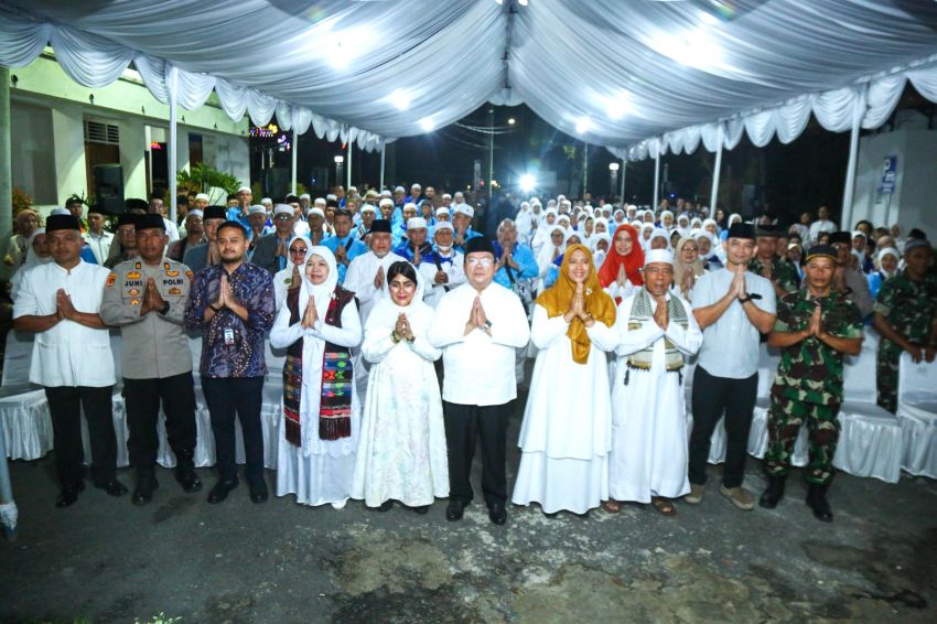 Wali Kota menyambut kepulangan jamaah haji/hajjah Kota Pematangsiantar Tahun 1447 H/2026 M