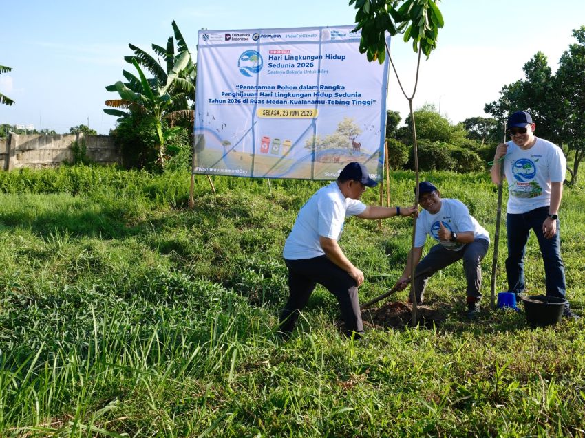 Peringati Hari Lingkungan Hidup Sedunia 2026, PT Jasamarga Kualanamu Tol Tanam 475 Pohon Bintaro di Ruas Tol Medan&ndash;Kualanamu&ndash;Tebing Tinggi