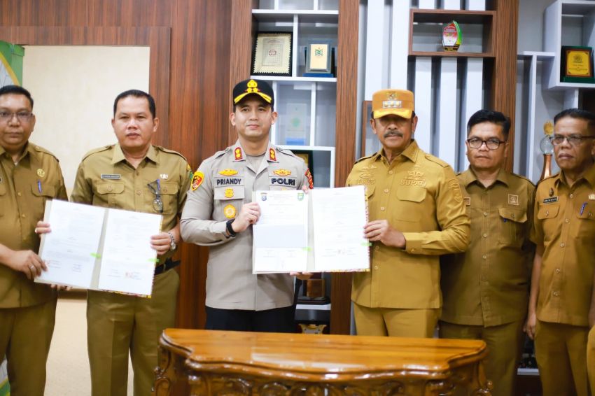 Pemkab Madina dan Polres Teken MoU Perlindungan Perempuan dan Anak, Bupati Saipullah Nasution: Penanganan Harus Serius dan Komprehensif