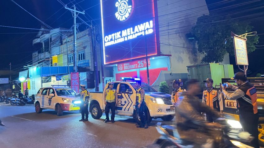 Cegah Balap Liar dan Hoaks, Polres Padangsidimpuan Gelar Patroli KRYD di Sejumlah Titik