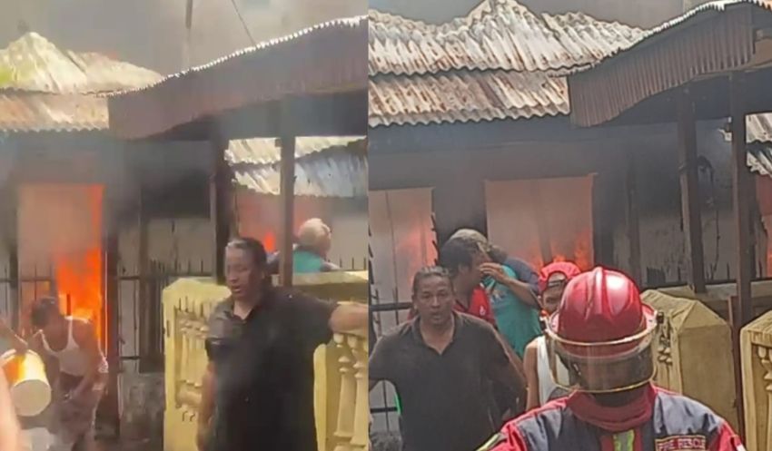 Musibah Kebakaran Hanguskan 4 Unit Rumah di Jln Rawa Gg Drom Mandala