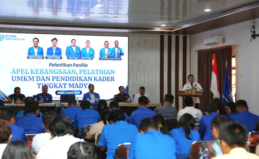 Wali Kota menghadiri Pelantikan Panitia Apel Kebangsaan, Pelatihan UMKM, dan Pendidikan Kader Tingkat Muda GAMKI Sumut