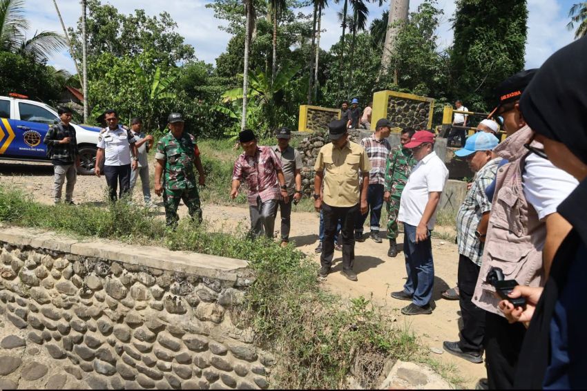 Sawah Sudah Direhabilitasi, Air Belum Mengalir: Bupati Madina Saipullah Nasution Minta Irigasi Batang Gadis Segera Dikeruk