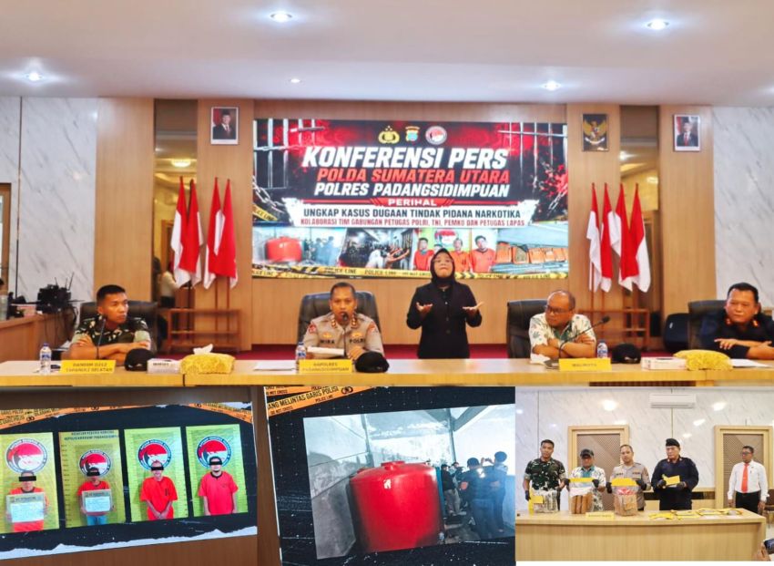 Ganja Disembunyikan di Instalasi Listrik Lapas Padangsidimpuan, 4 Napi Terlibat! AKBP Wira Prayatna Sampaikan Hasil Razia Gabungan