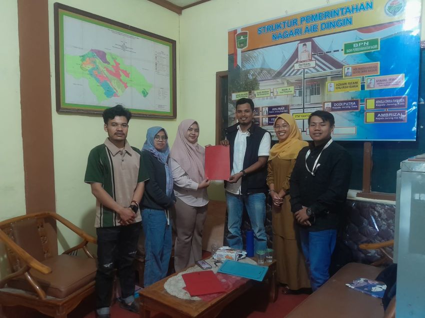 Endra Putra Gunawan Resmi Mendaftar Calon Wali Nagari Aie Dingin, Usung Visi &ldquo;Nagari Aie Dingin Mandiri Nan Madani&rdquo;
