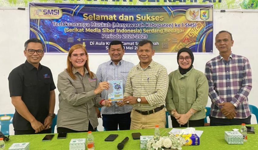 Zuhari Resmi Pimpin SMSI Sergai Periode 2026&ndash;2029, Tegaskan Komitmen Bangun Sinergi dan Profesionalisme Media