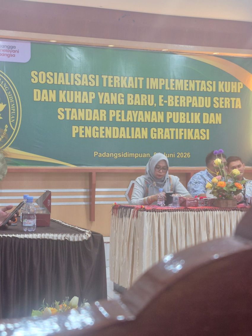 Sosialisasi KUHAP dan KUHP Baru Digelar di PN Padangsidimpuan, Polres Tekankan Profesionalisme Penegakan Hukum