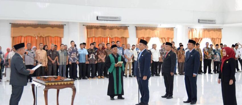 Sah! Panguhum Nasution Duduki Kursi Sekda Padang Lawas, Bupati PMA Tekankan Kinerja dan Integritas