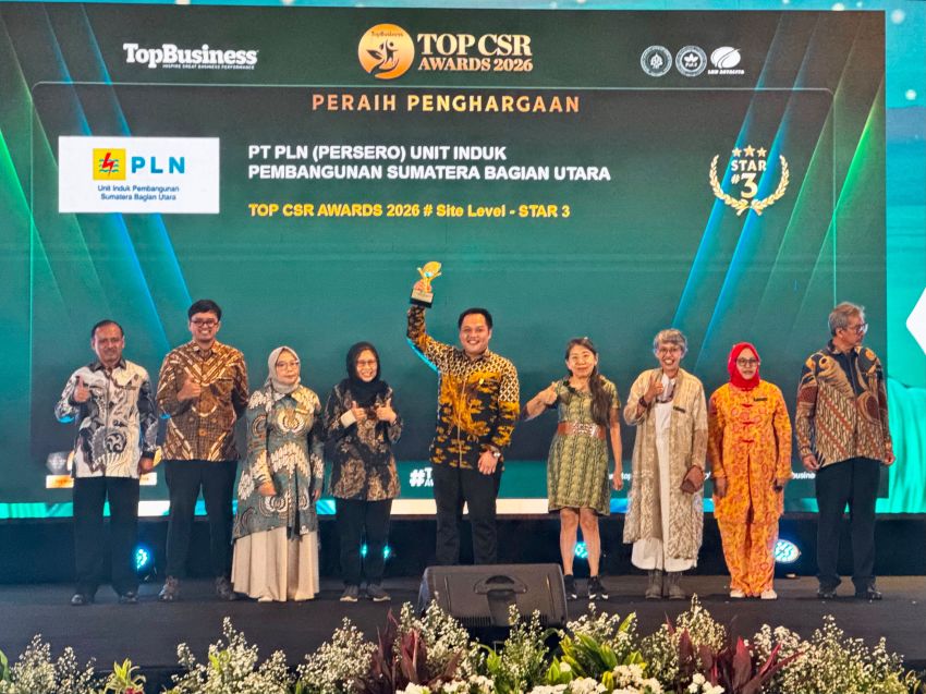 PLN UIP SBU Raih Penghargaan TOP CSR Awards 2026 # Site Level &ndash; Star 3, Wujud Nyata Komitmen TJSL Berkelanjutan