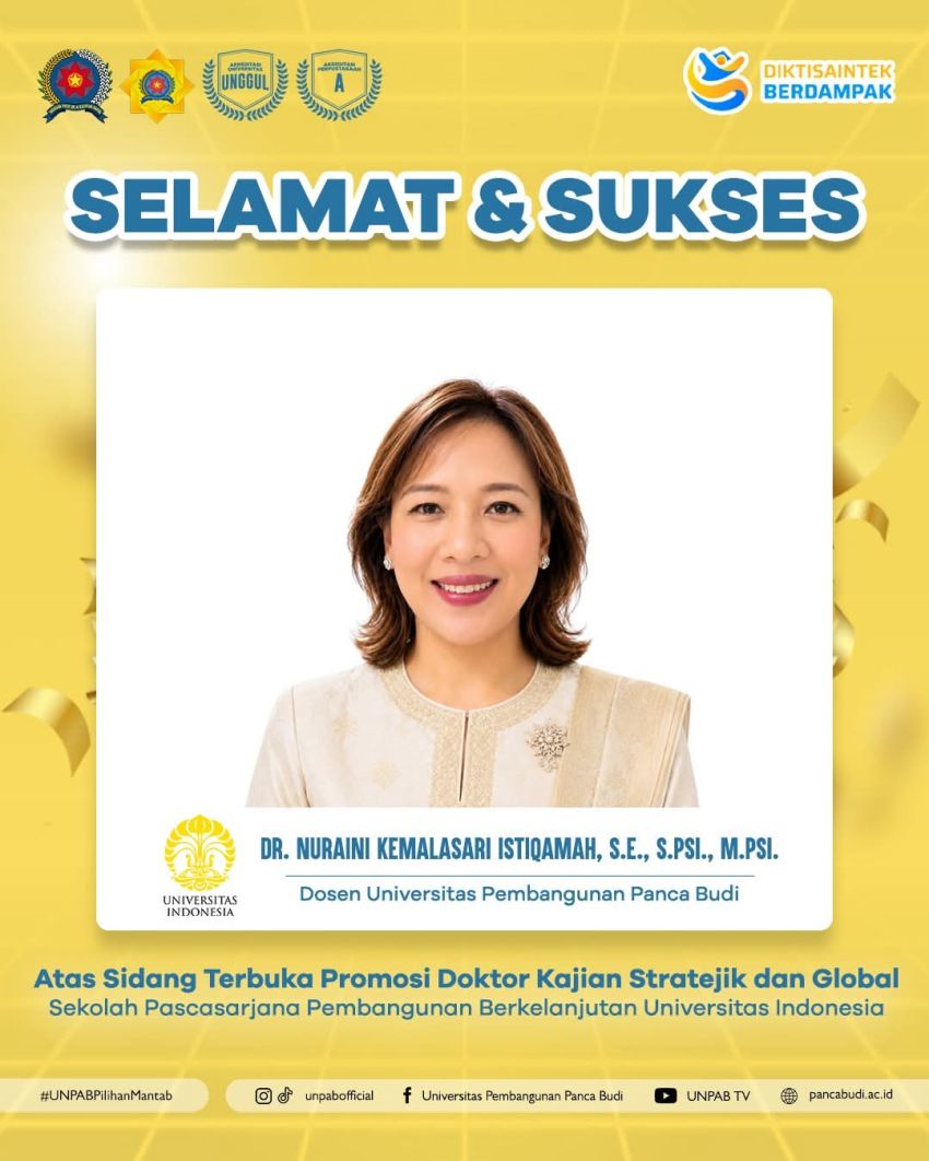Dosen UNPAB Raih Gelar Doktor di Universitas Indonesia, Perkuat Komitmen pada Inovasi dan Riset