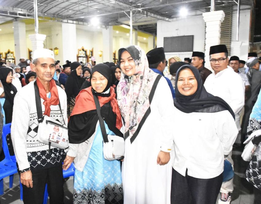 Wabup Atika Sambut Kepulangan Jemaah Haji Madina, Pemkab Titip Harapan Jadi Haji Mabrur
