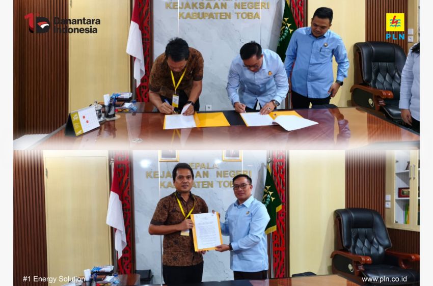 PLN UPP SBU 4 Dan Kejari Toba Perkuat Sinergi Melalui Penandatanganan PKS Bantuan Hukum