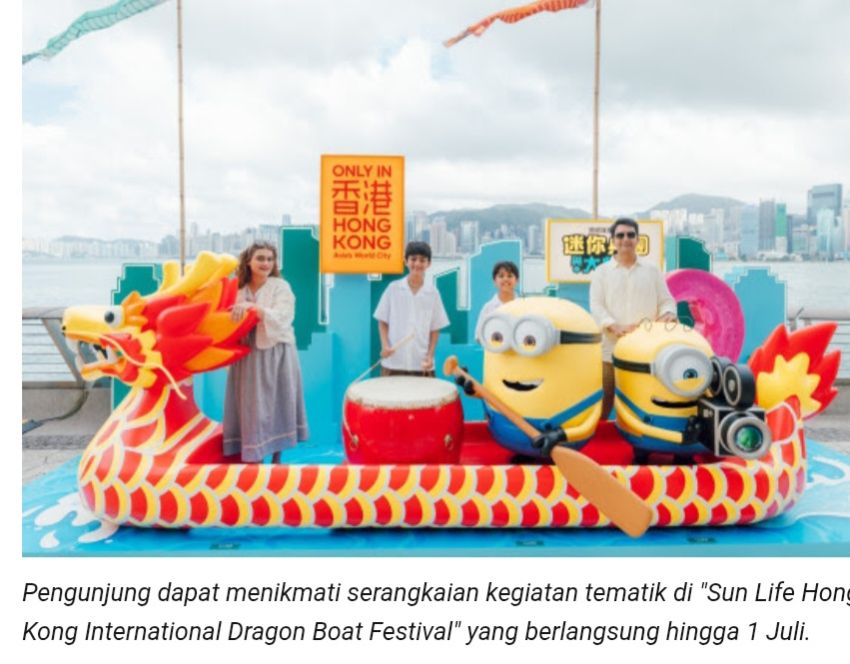 Dayung diangkat! Hong Kong merayakan 50 tahun keseruan lomba perahu naga internasional.