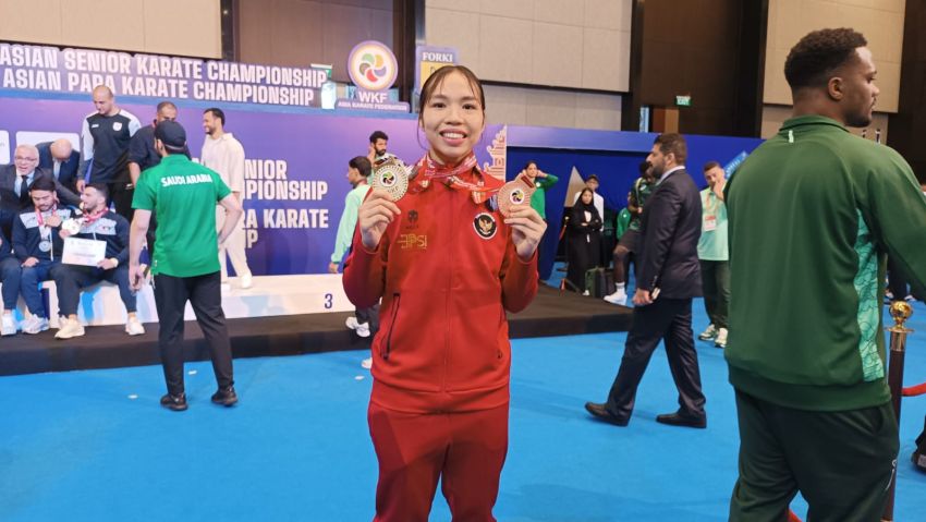 Mahasiswi USU Juara Karate Asia, Rektor USU : Menjadi Inspirasi Bagi Mahasiswa Lainnya