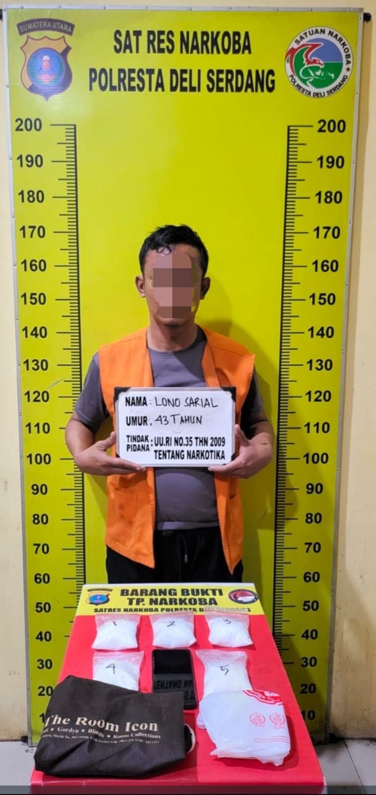 Berani Simpan Narkoba dibekuk Satresnarkoba Polresta Deli Serdang