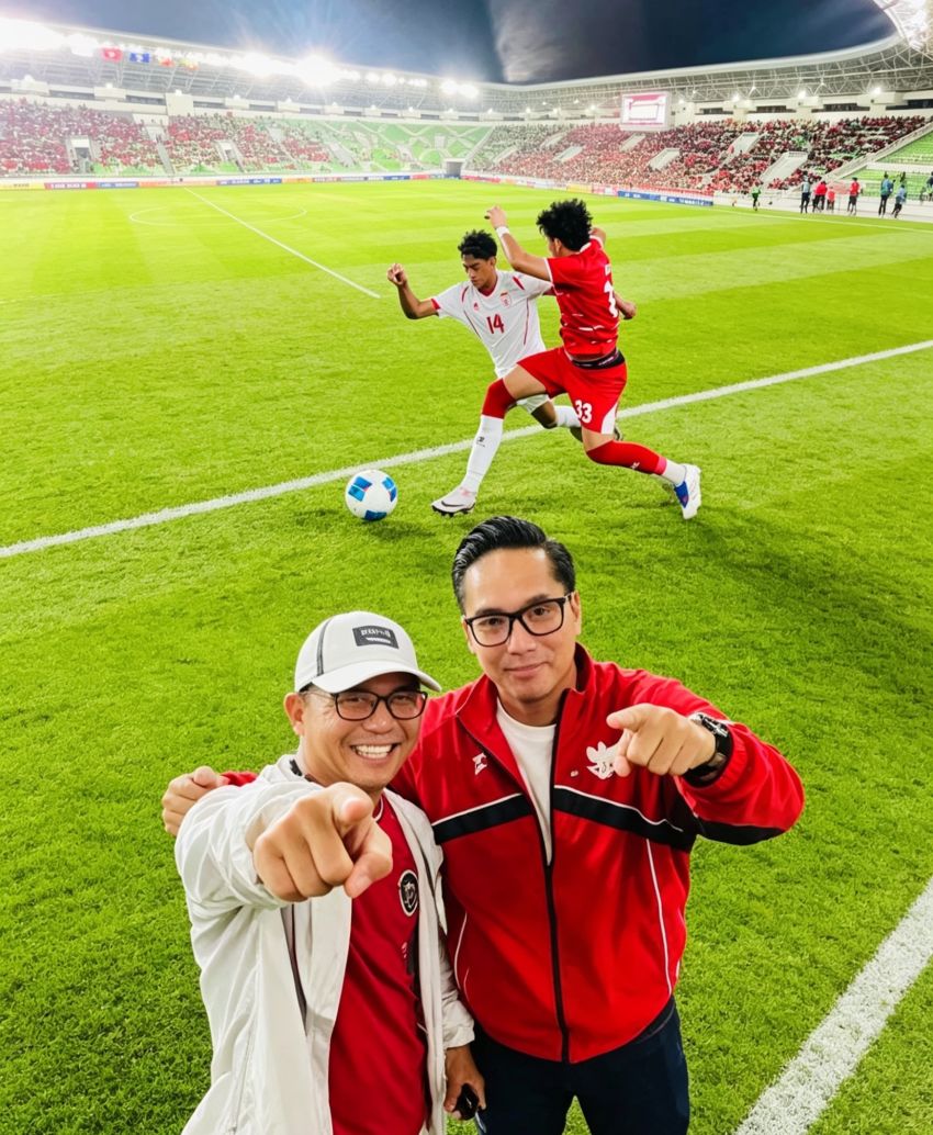 Wali Kota Medan Rico Waas dan Wakil Wali Kota Zakiyuddin Harahap Saksikan Garuda Muda Hajar Myanmar 3-0 di Stadion Utama Sumut