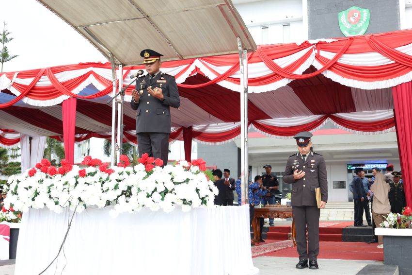 Pimpin Upacara Pancasila 2026, Kapolres Tapsel: Pancasila Harus Hidup dalam Tindakan Nyata