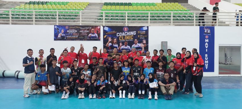 Coaching Clinic Kejuaraan Antar Klub Voli II Diikuti 46 Atlet, Berlangsung Sukses