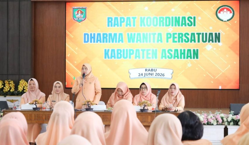 Dharma Wanita Persatuan Asahan Gelar Rapat Koordinasi Perkuat Silaturahmi, Dorong Pemberdayaan Ekonomi Anggota