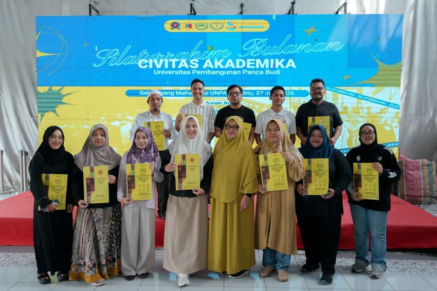 Silaturahmi Bulanan UNPAB Perkuat Kebersamaan dan Berikan Apresiasi bagi Dosen Berprestasi