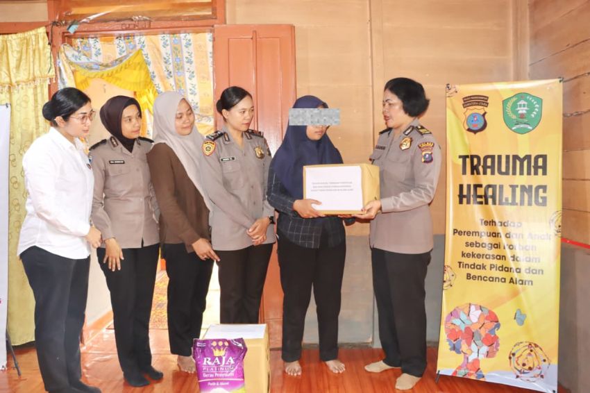 Humanis! Korban Kekerasan Seksual dan Curas Dapat Pendampingan Psikologis dari Polres Padangsidimpuan