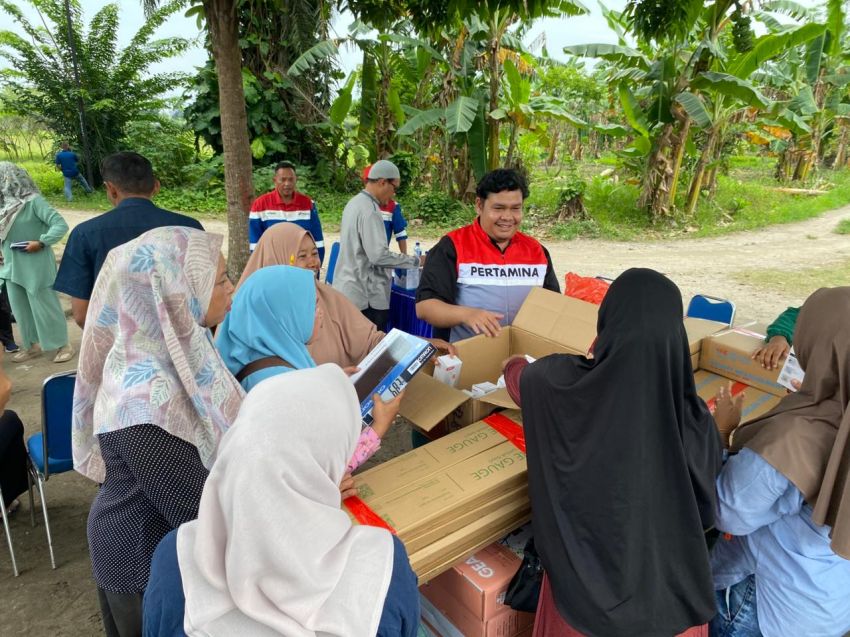 Desa Hamparan Perak Siap Lawan Stunting dengan Kelengkapan Alat Posyandu