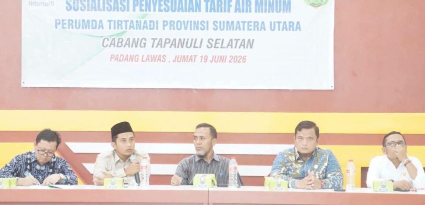 Pemkab Padang Lawas dan Tirtanadi Gelar Sosialisasi Air Minum, Dorong Akses Air Bersih Hingga Pelosok