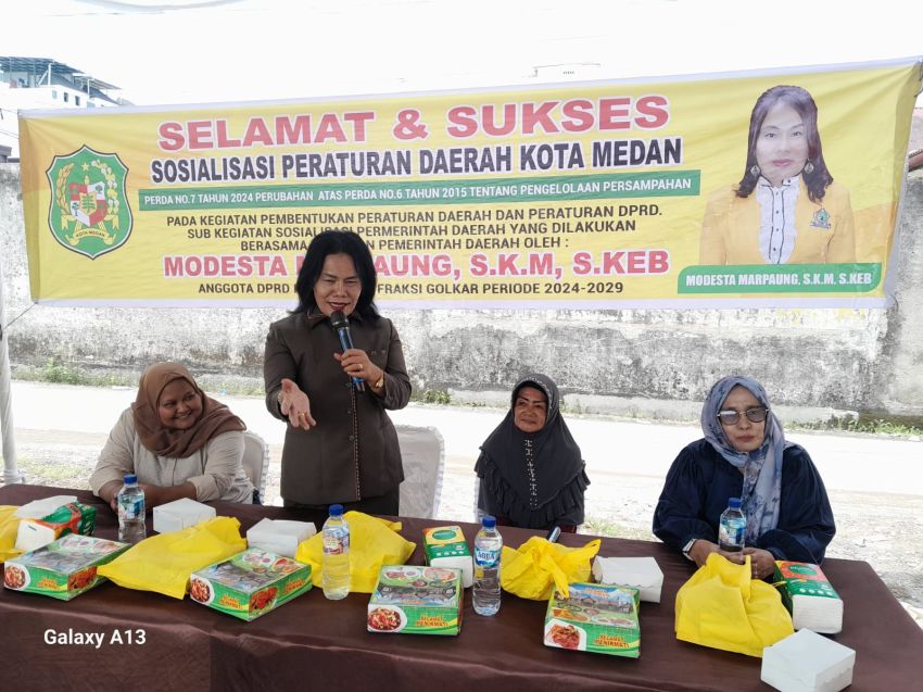 Saat Sosper No 7/2024, Modesta Marpaung SKM S Keb Sahuti dan Beri Solusi Terkait Aspirasi Warga