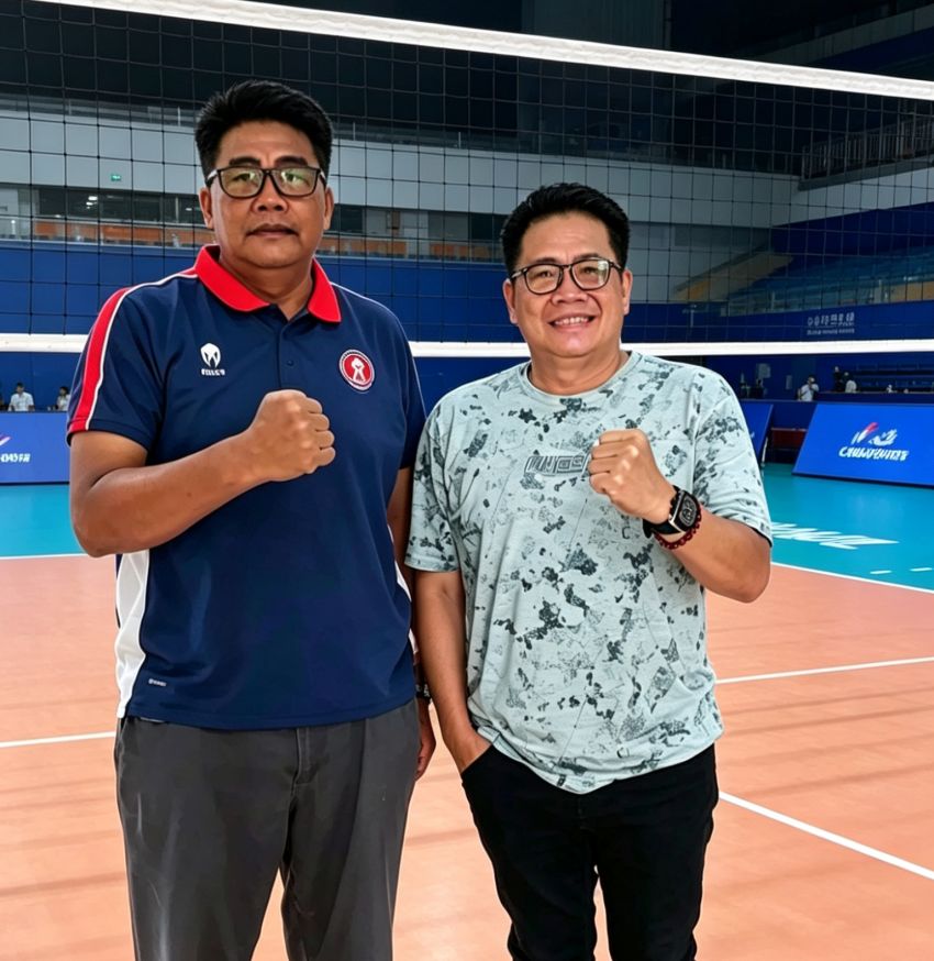 Anto Genk dan Paryono Ajak Semua Pihak Sukseskan Kejuaraan Antar Klub Voli U-15 se-Sumatera