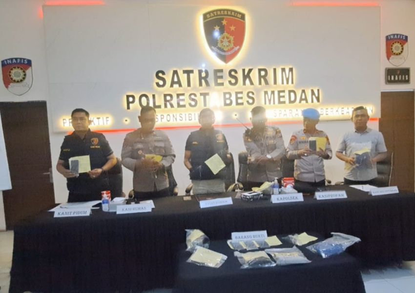 Polrestabes Medan Amankan 6 Pelaku Genk Motor di Duga Terlibat Menewaskan Remaja di Patumbak