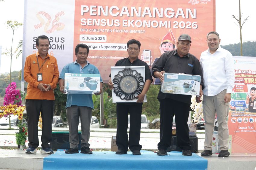 Bupati Pakpak Bharat Mendukung Penuh Pelaksanaan Sensus Ekonomi Tahun 2026