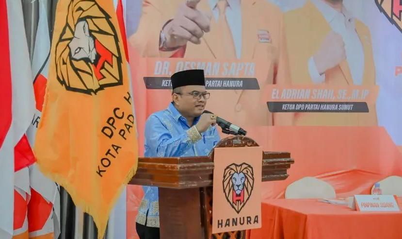 Hadiri Muscab Hanura, Wali Kota Letnan Dalimunthe Dorong Sinergi Politik untuk Kemajuan Padangsidimpuan