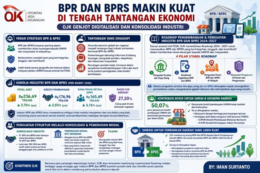 OJK Wujudkan Industri BPR/BPRS yang Berintegritas, Tangguh dan Kontributif