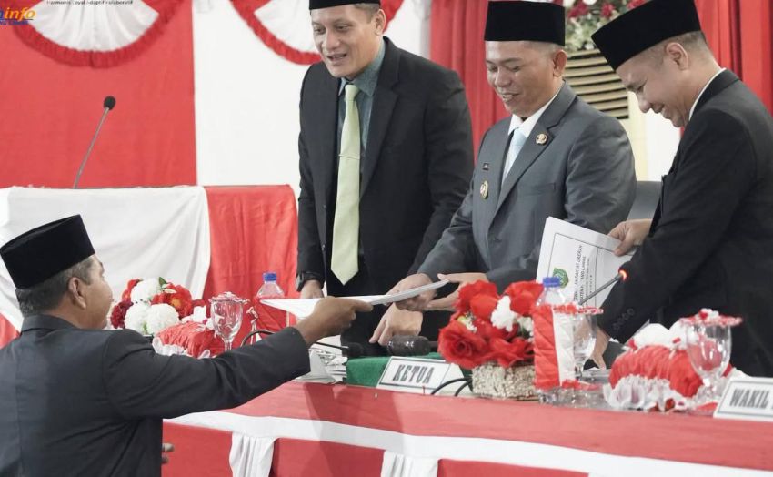 Bupati Putra Mahkota Alam Serahkan Pertanggungjawaban APBD 2025, Padang Lawas Cetak Sejarah Raih Opini WTP