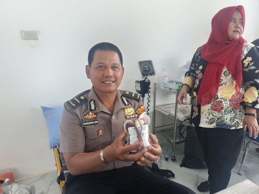 Polri Tak Hanya Jaga Keamanan, Polres Padang Lawas Hadir Beri Layanan Kesehatan untuk Masyarakat