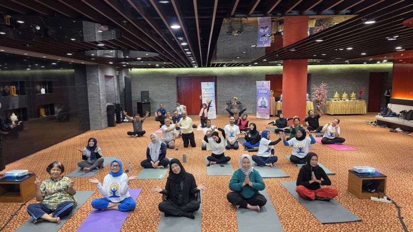 "Yoga For Media", Gandeng Jurnalis Sebarkan Pesan Sehat