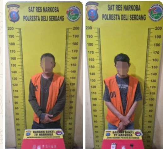 Usai Disuruh beli sabu ditangkap Sat Narkoba Polresta Deli Serdang , yang nyuruh pun ditangkap juga"