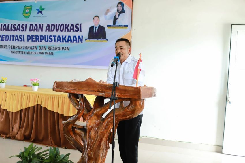 Bupati Saipullah Tegaskan Perpustakaan Jadi Senjata Utama Tingkatkan IPM Madina