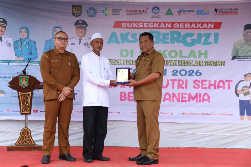 Gerakan Aksi Bergizi Digelar di Sekolah Asahan, Langkah Nyata Putus Mata Rantai Stunting Sejak Dini