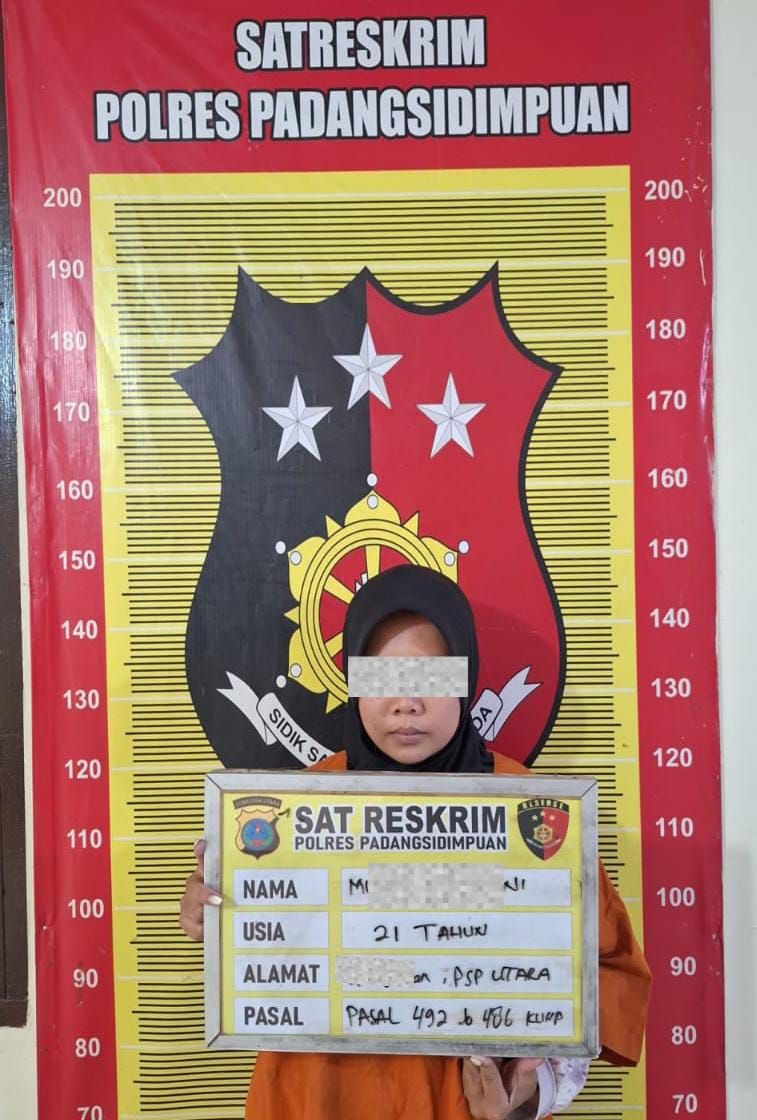 Janji Gandakan Uang dalam 7 Hari, Wanita Ini Dibekuk Polres Padangsidimpuan Usai Rugikan 51 Korban Rp400 Juta