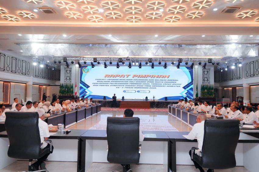 &lrm;Realisasi Pendapatan Asli Dareah (PAD) Sumut Sudah Terealisasi 50 Persen Lebih dari Target 2026