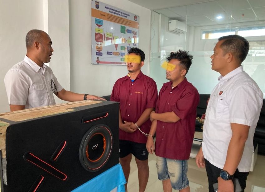 Diupah Rp50 Juta, Dua Kurir Sembunyikan 25 Kg Sabu di Dalam Speaker Mobil, Tujuan Jambi