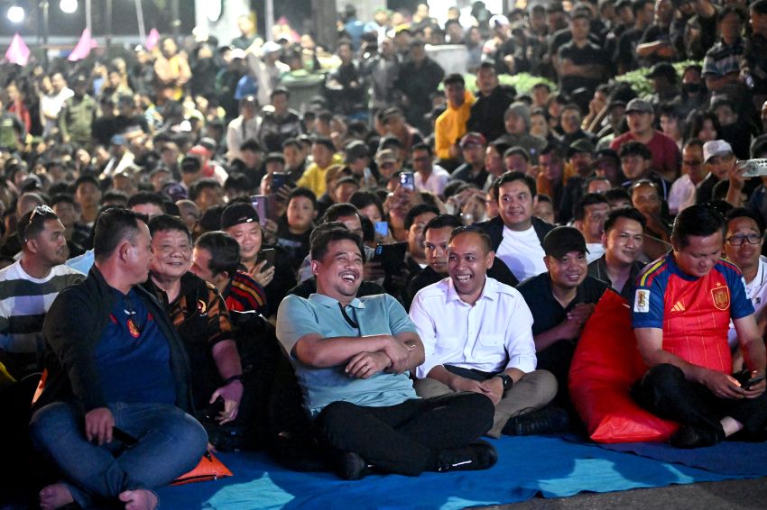 Bersama Bobby Nasution, Ribuan Masyarakat Nias Nikmati Serunya Final Piala Dunia 2026