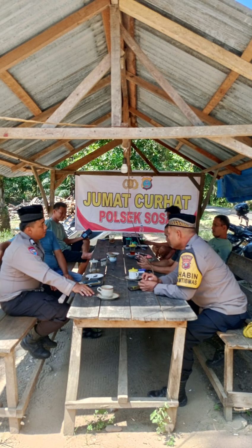 Dengar Langsung Keluhan Warga, Polsek Sosa Perkuat Sinergi Jaga Kamtibmas Lewat Jumat Curhat