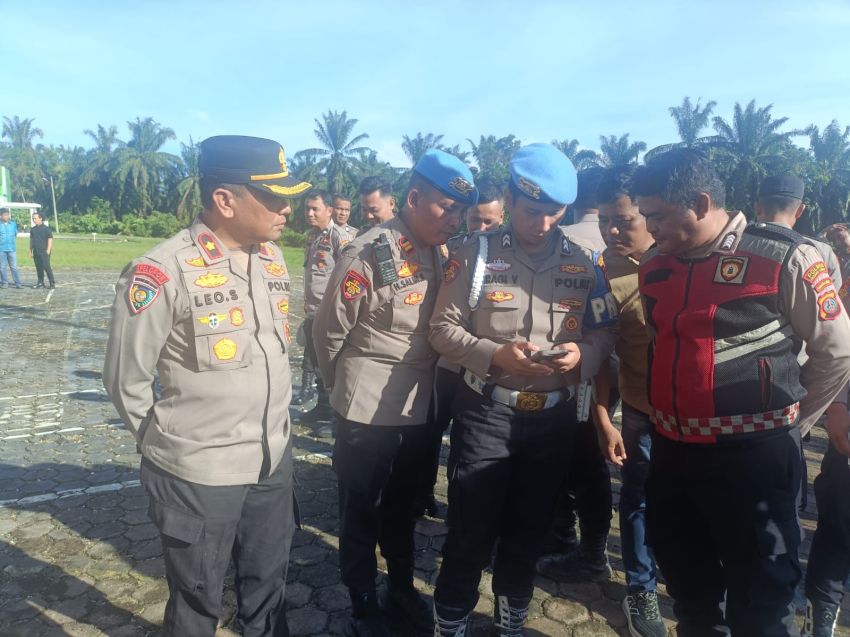 Sidak HP hingga Cek Judi Online, Waka Polres Padang Lawas Gelar Ops Gaktibplin untuk Perkuat Disiplin Personel